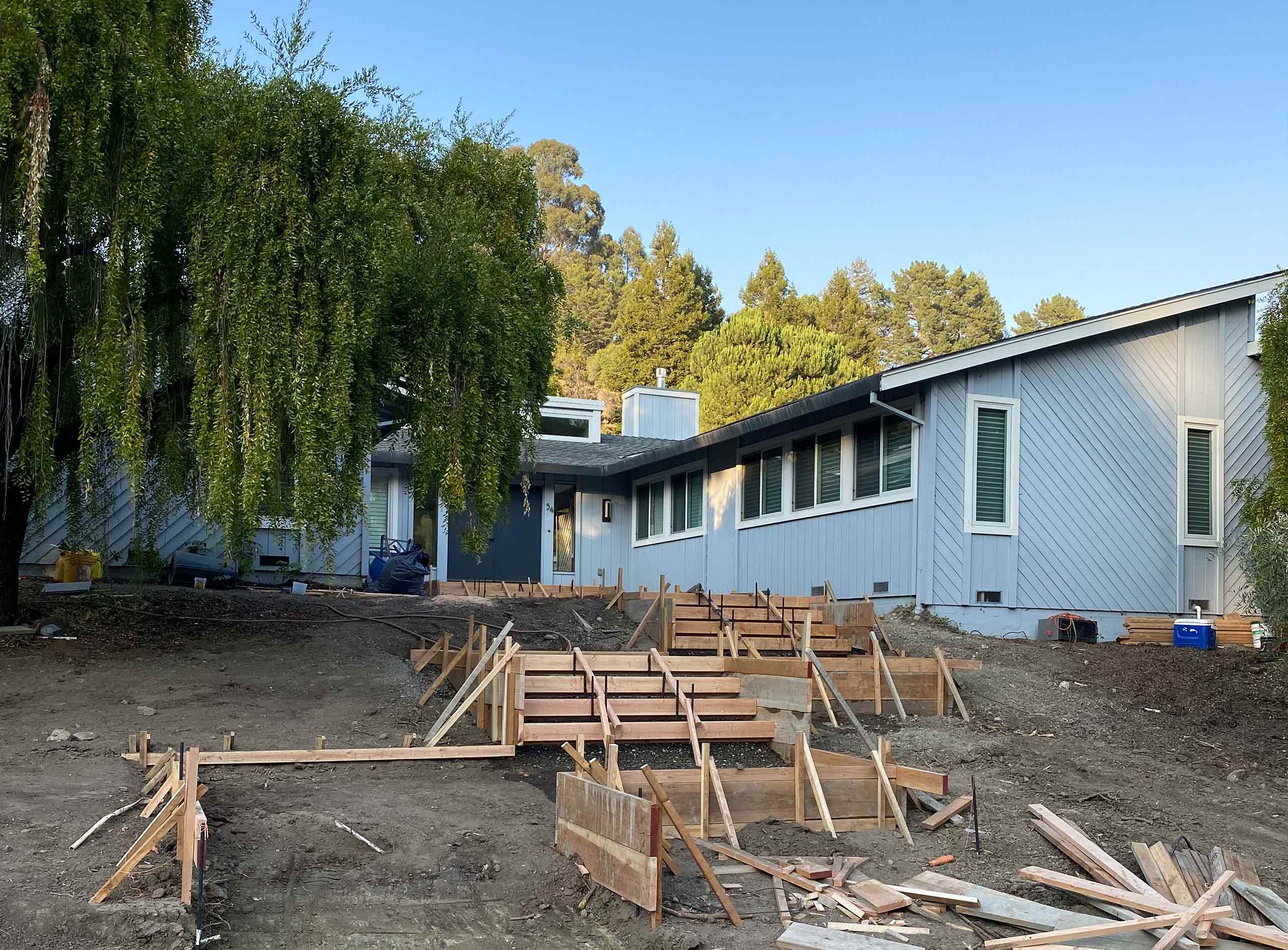 before Retaining walls |Fernandez Bros Inc | Bay Area